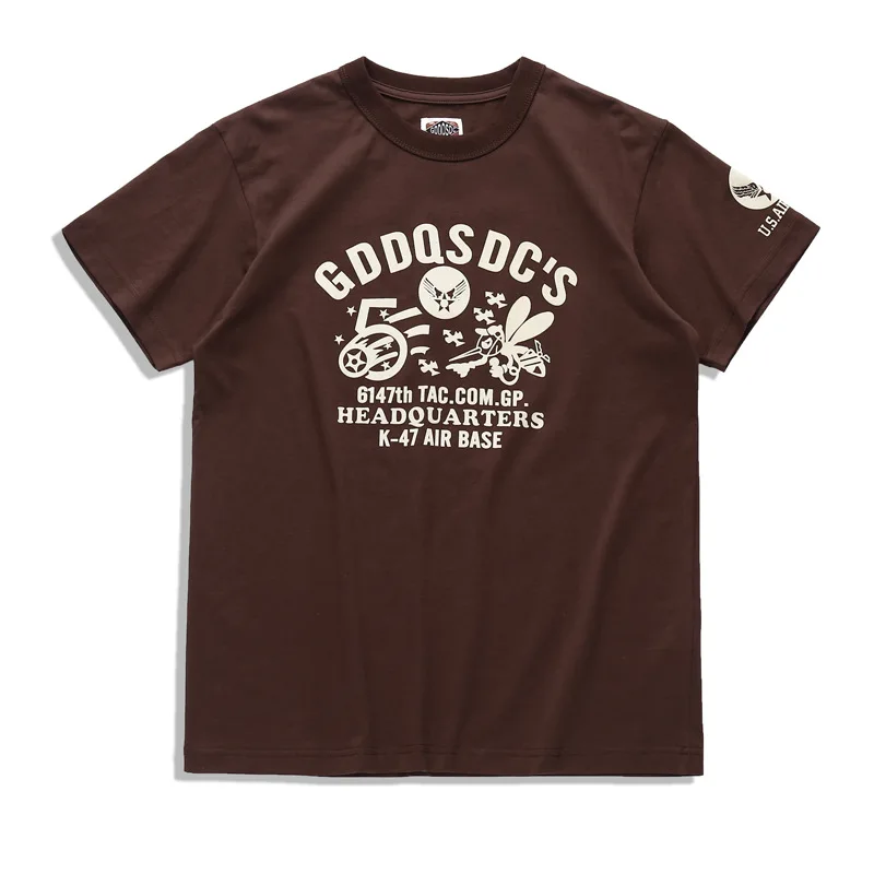 

Ami Khaki Heavy American Retro Letter Футболка с принтом в стиле милитари_Мужская футболка из чистого хлопка с круглым вырезом и короткими рукавами Лето