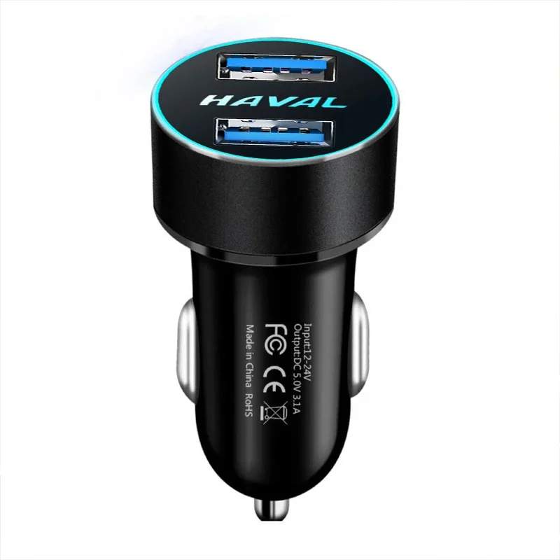 2 Port Super Fast USB Car Charger Interior Accessories For Audi A4 B5 B6 A3 8P S3 A1 S4 A5 S5 A6 A7 S6 C6 Q3 Q5 Q7 A8 R8 TT TTS