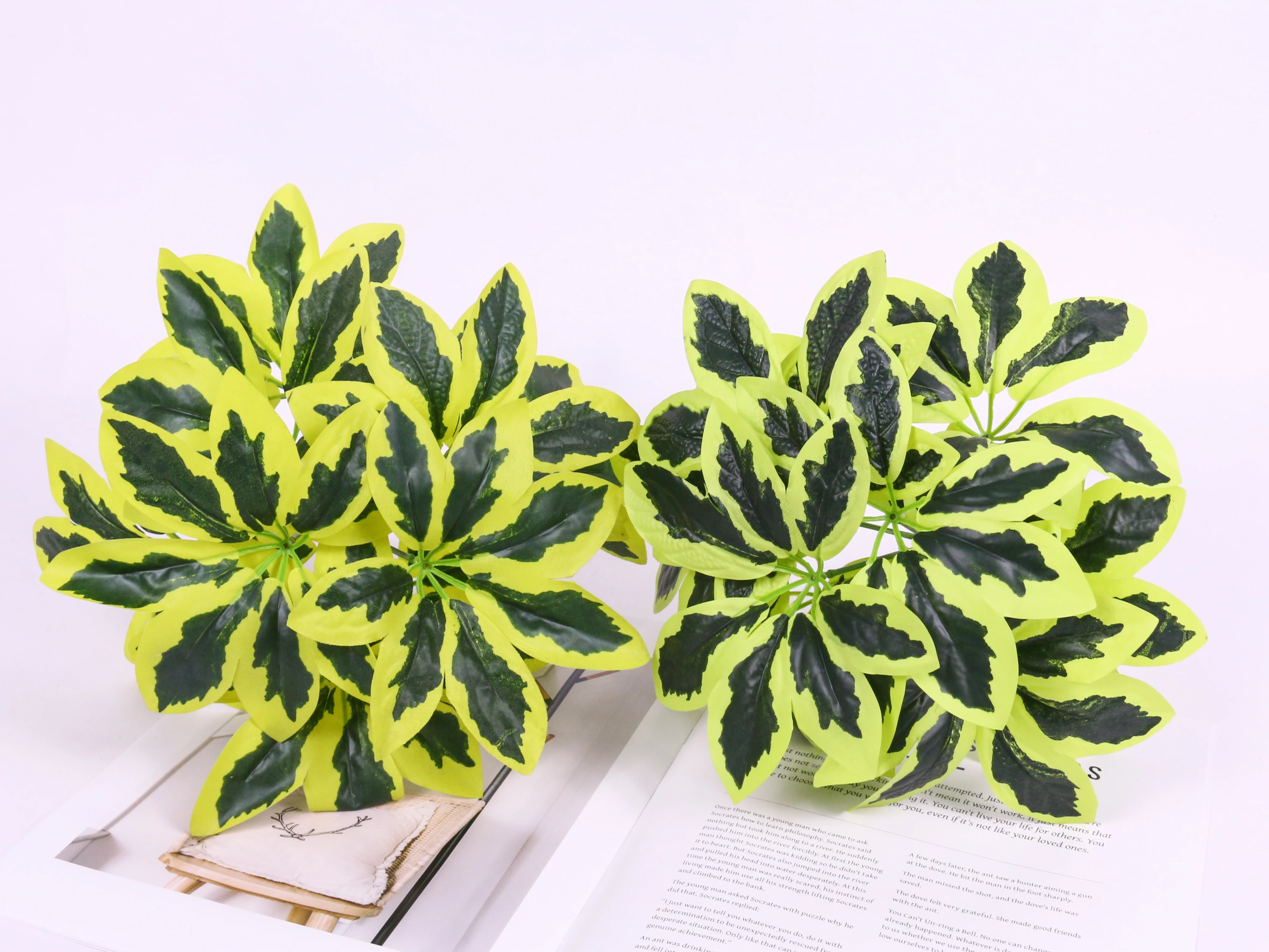 

2PCS Artificial Plant Banyan Tree Branches, DIY Handmade Flower Arrangement Decoration For Home, Restaurant, And Office