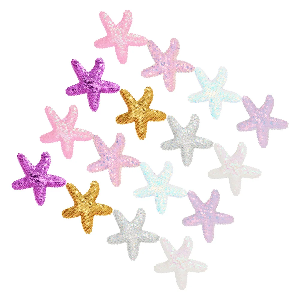 

16Pcs Star Hair Clips Cute Mini Sea Star Hairpins Small Lightweight Hair Accessories for Women Fashion Cute Hairpins