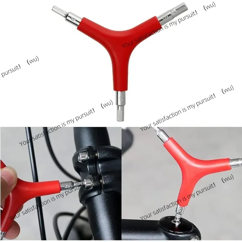 Y-Tee Hexagon Wrench Set with 4/5/6 mm Hexagon Wrench for Mountain Bike Maintenance Kit