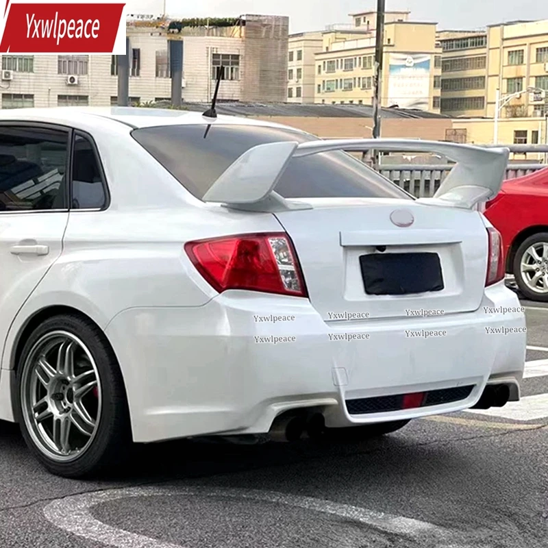 

For Subaru Impreza spoiler 2007-2016 Impreza WRX STI Style ABS plastic Material Car Rear Trunk Wing Spoiler Body Kit Accessories