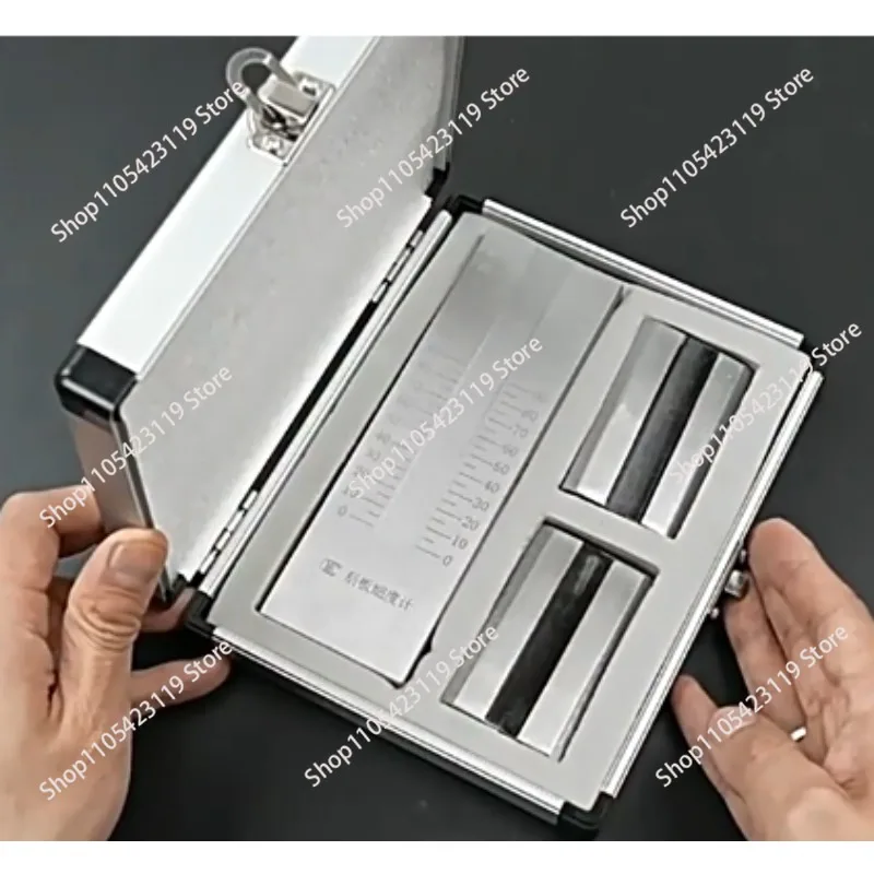 Grindometer Single-Channel Grind Fineness Gauge Gage Stainless Steel Hegman Gauge 0-100μm 0-8 Hegman