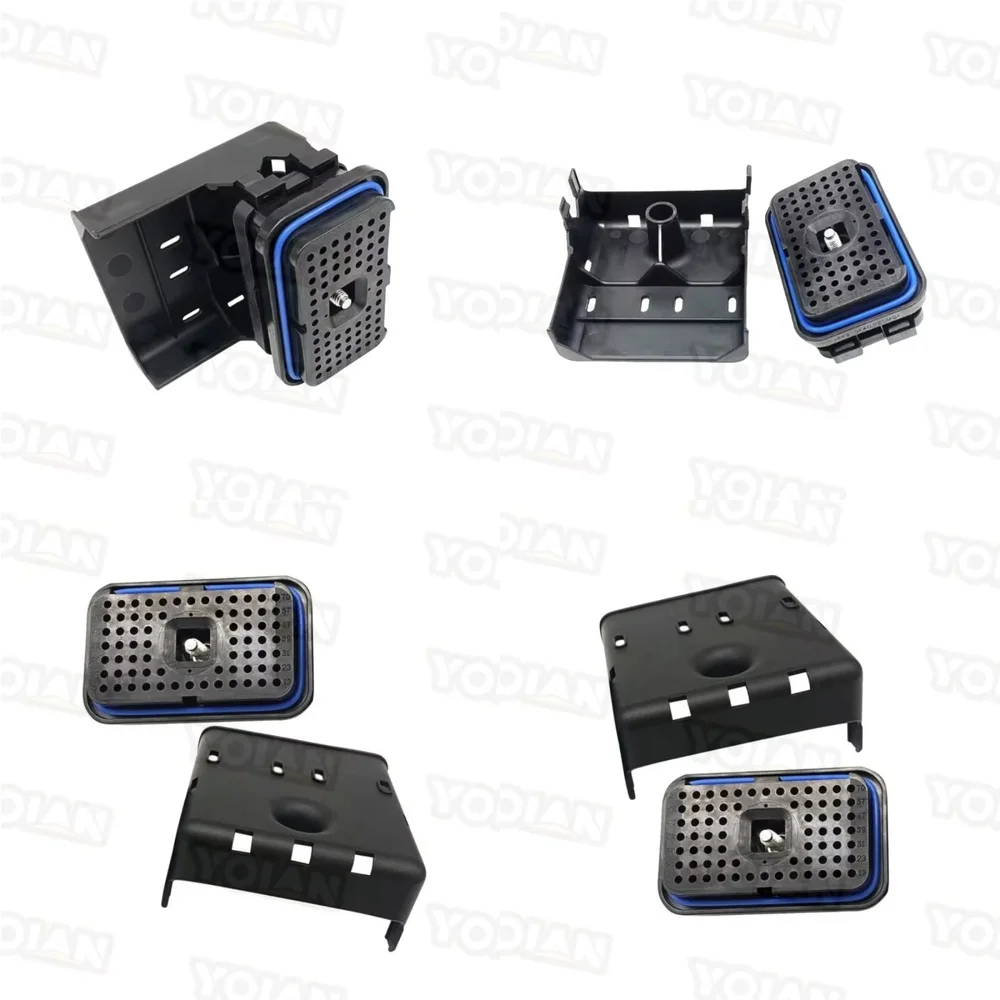 for 325D 324D 330D 336D Universal 1607689 1607690 70 Pin Connector with Cover Computer Board Wiring Harness Plug