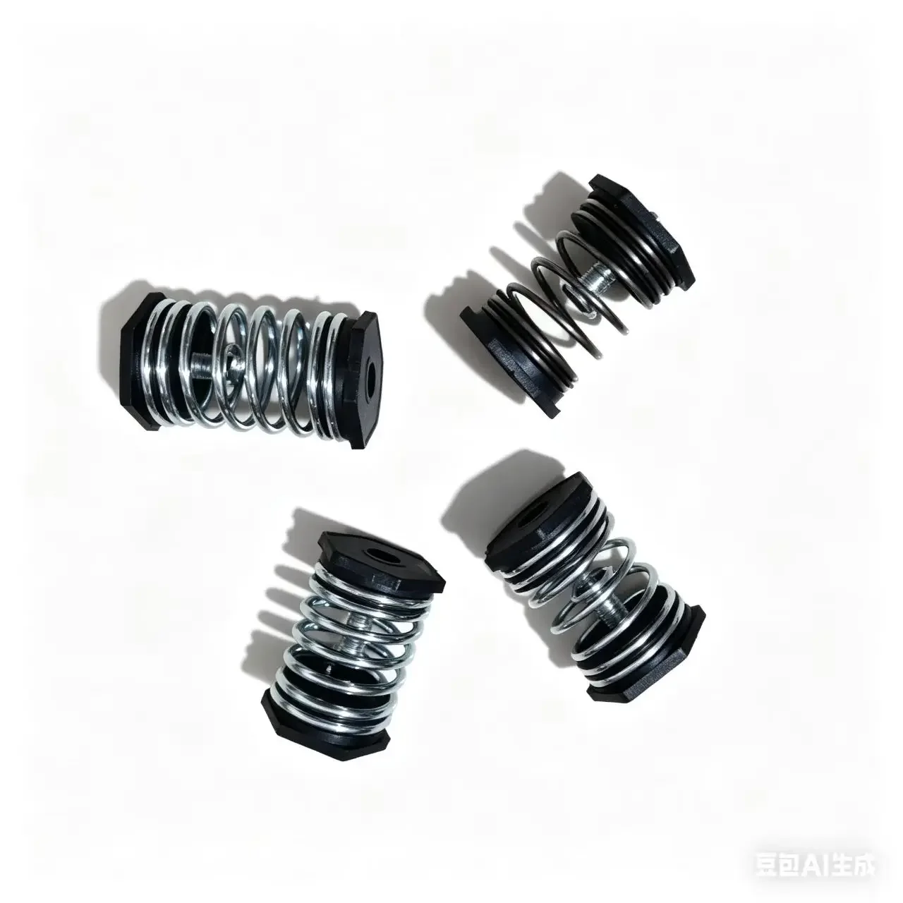 4PCS Air Pump Damping Compression Spring Seat Oxygen Concentrator Shockproof Galvanized Steel Spring Pads