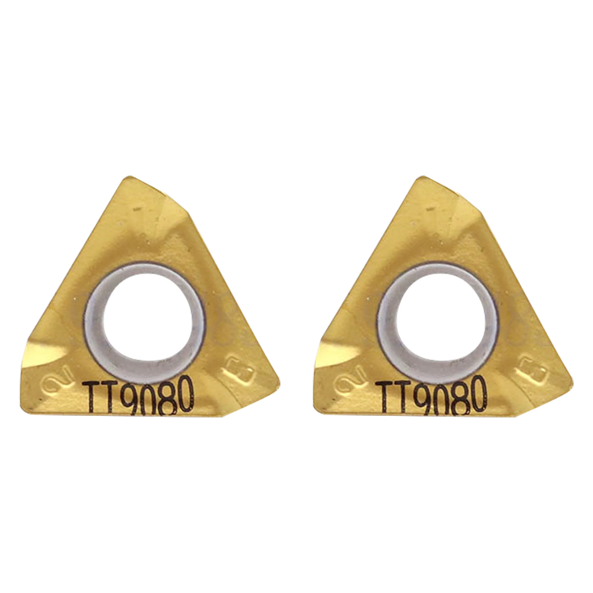 10Pcs 3PKT110408R-M TT9080 3PKT150508R-M CNC Lathe Original Milling Machining Tools 3PKT Carbide Inserts Cutting Stainless Steel