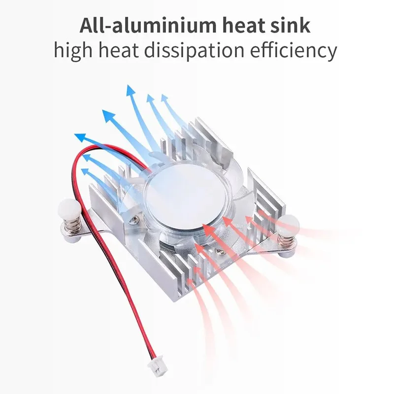 Orange Pi 5 Plus Cooling Fan High Heat Dissipation Efficiency Heat Sink for Orange Pi 5 Plus