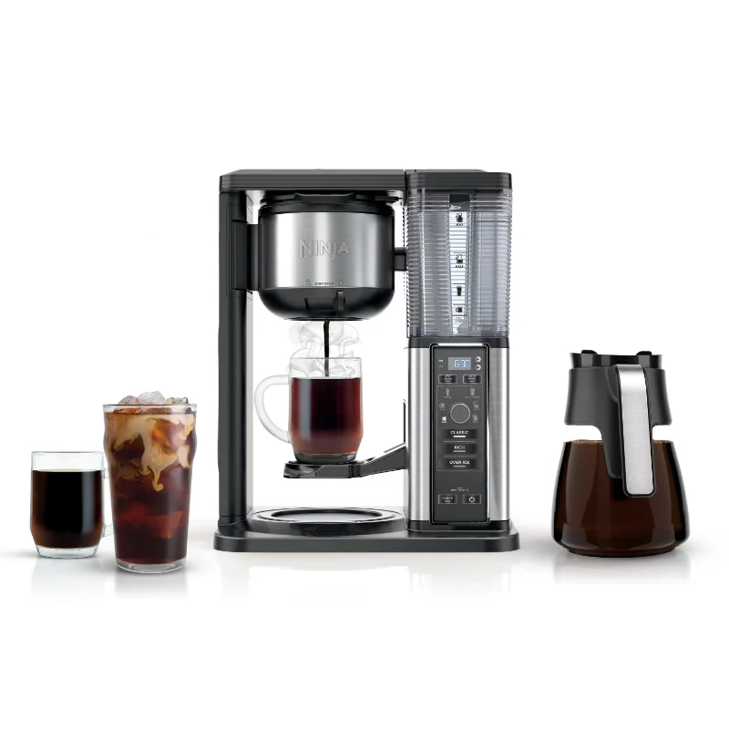 Ninja Hot & Iced, Single Serve or Drip Coffee System 10 Cup Glass Carafe, CM300