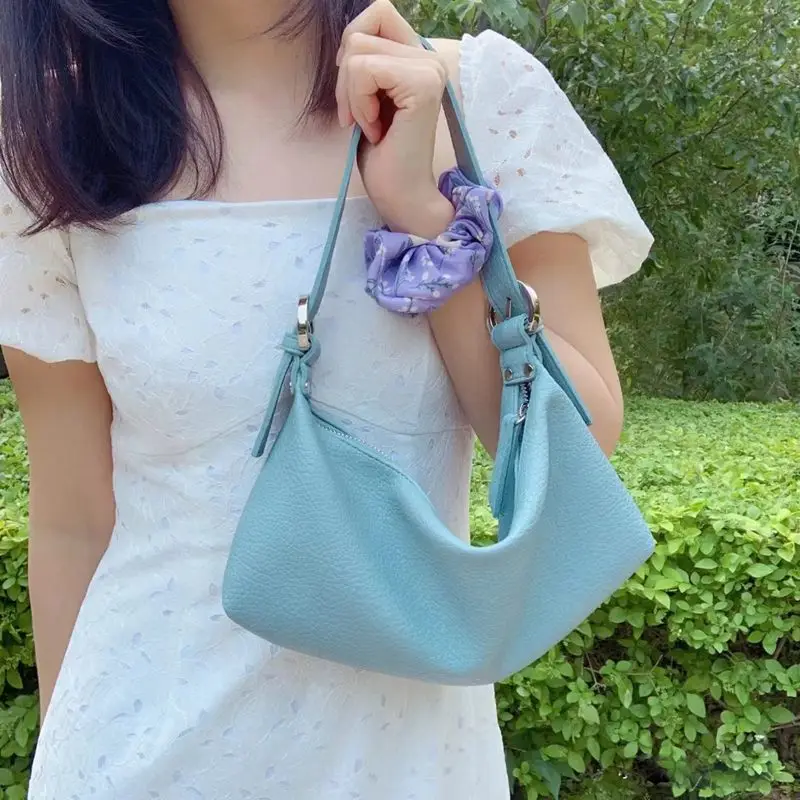 

Autumn and Winter Women's Soft PU Leather Underarm Shoulder Bag 2025 Fashion Multifunctional Luxury Portable Dumpling Off-Road B