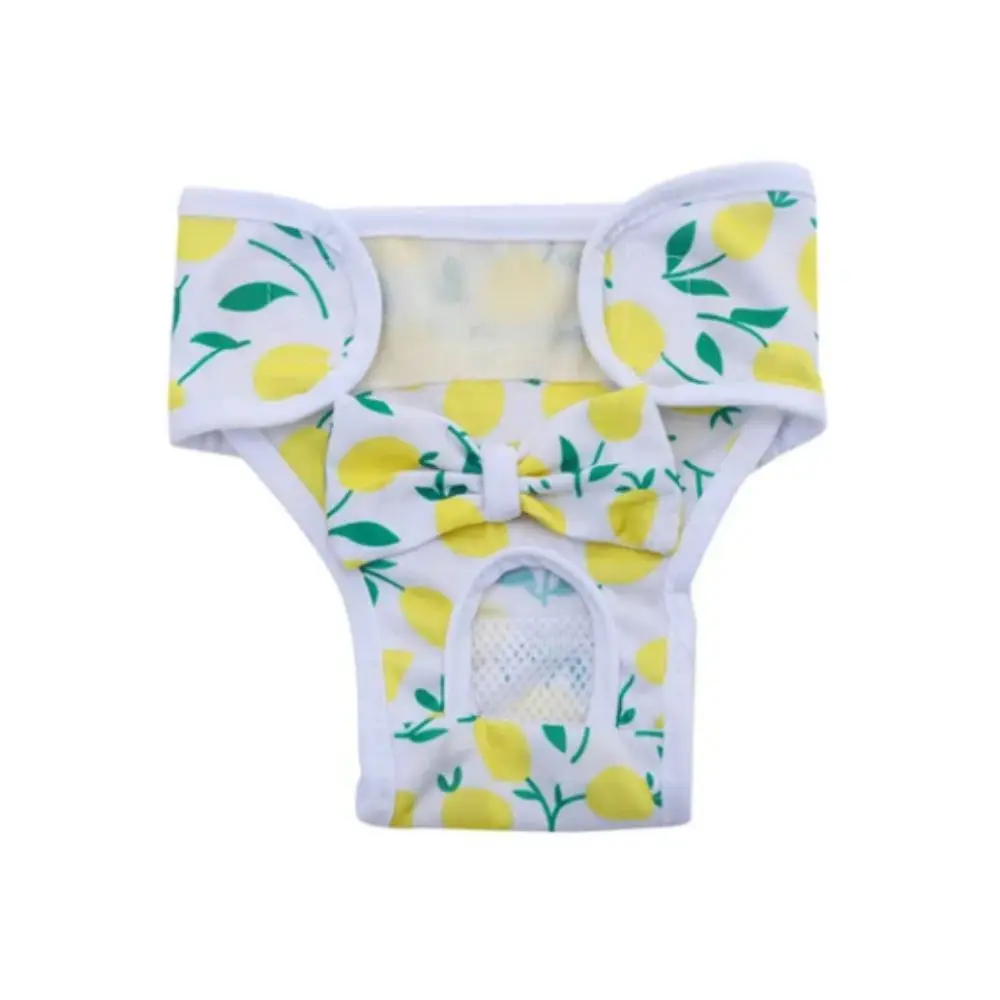 

Reusable Female Dogs Diaper Pants Polyester Breathable Dog Sanitary Pants Soft Pet Physiological Safety Pants Wound Recovery