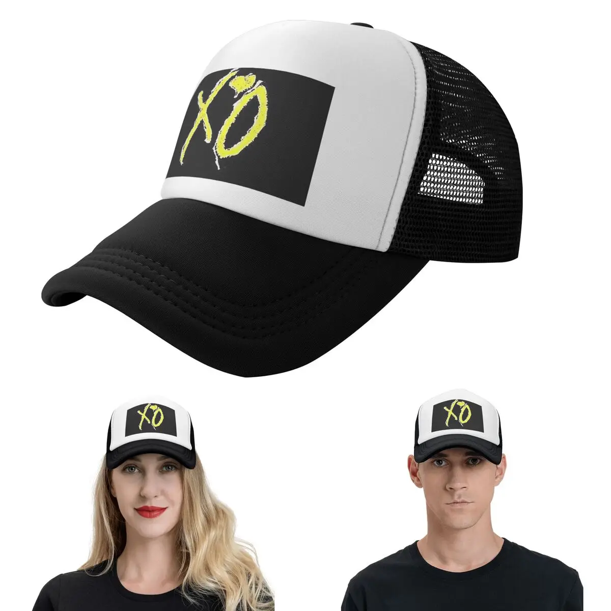 Rapper The Weeknd Blinding Lights Dawn FM Cap Casual Mesh Baseball Caps Adjustable Hat Hip Hop Summer Unisex Baseball Hats