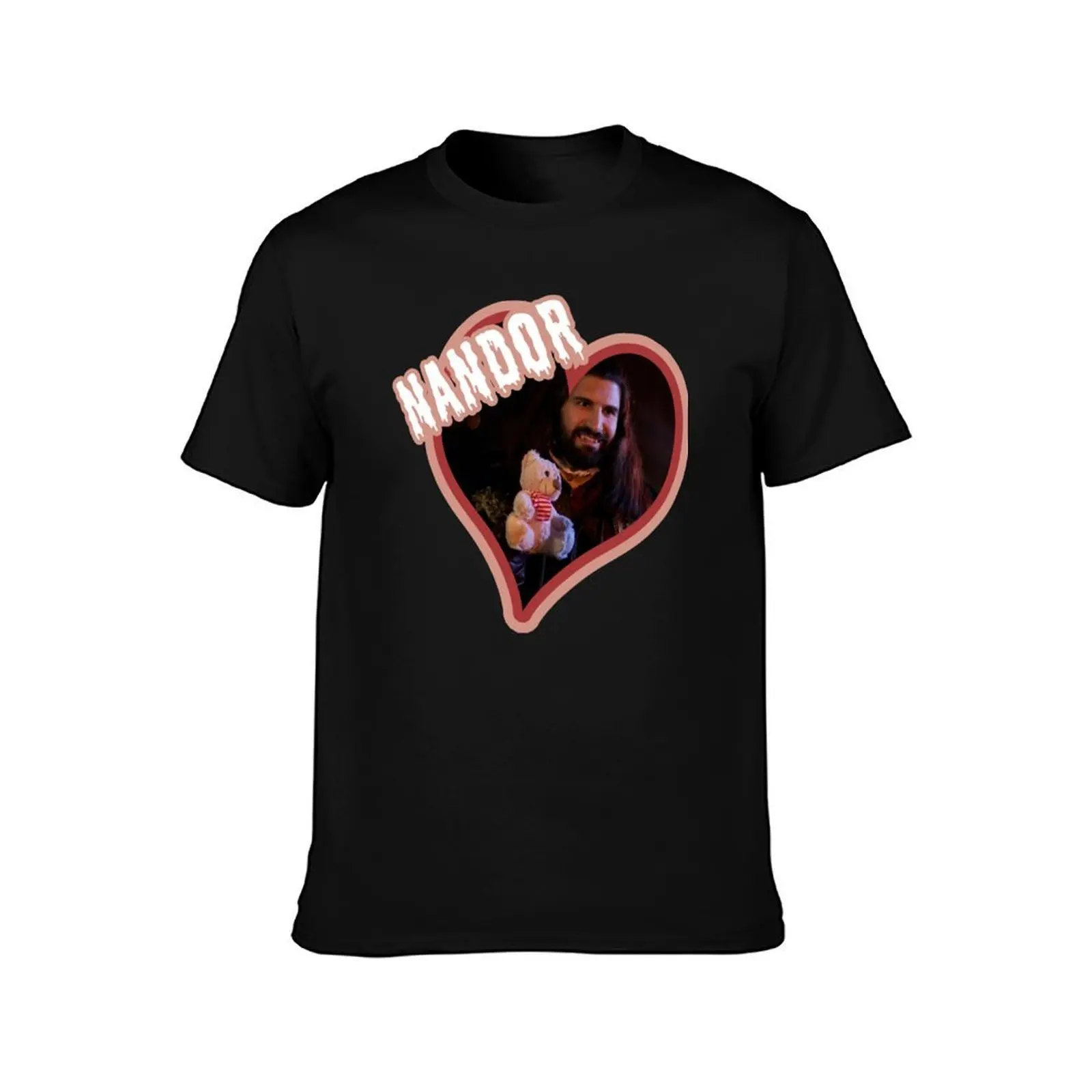 I Heart Nandor Relentlessly T-Shirt Summer Casual Cotton Tee Oversized Streetwear Tops Vintage Graphic Print 100% Cotton