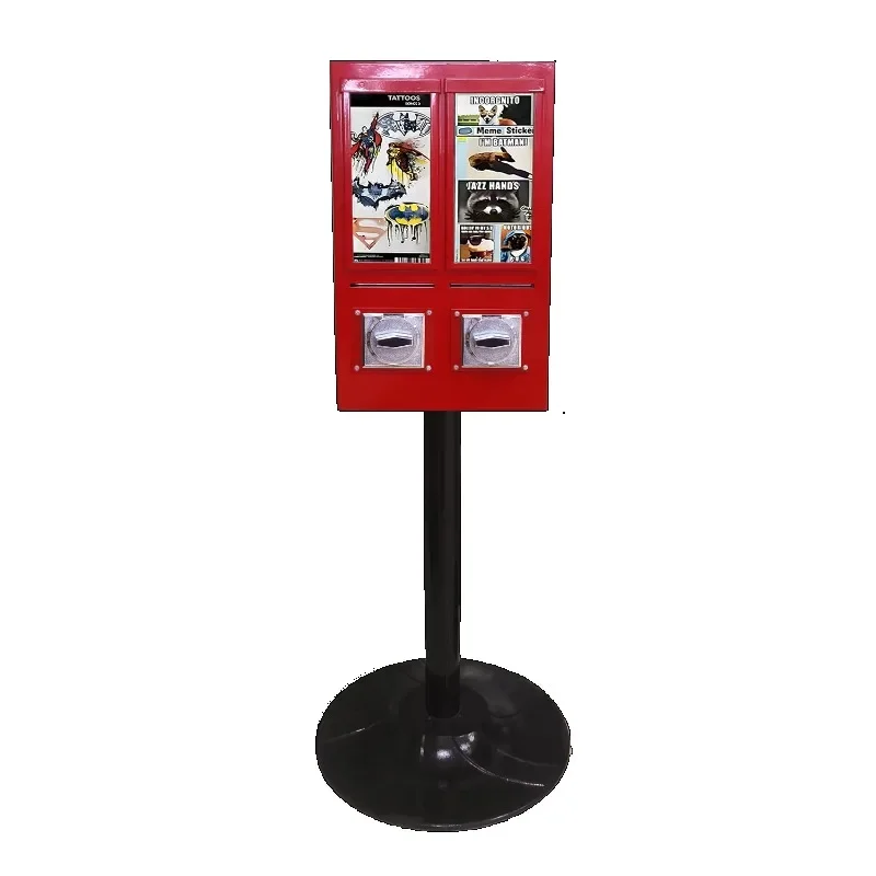 factory direct double head Tattoo sticker vending machine toy card vending machine for Small business