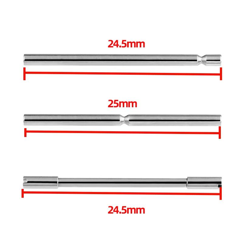 24.5mm 25mm Silver Strap Screw Connecting Rod For IWC INGENIEUR FAMILY IW378509 IW378505 Recessed Screw Link