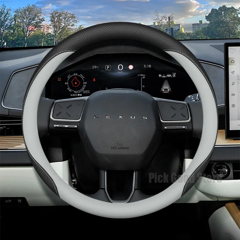 Car Steering Wheel Cover For Lexus Es300h Es350h Es Lbx Nx350h Nx450h Lx600 Rx Rx500h Rx350 2027 2026 Non-slip Car Accessories