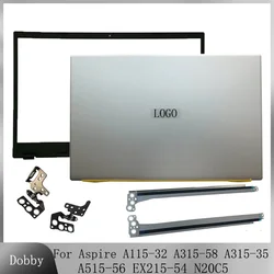 Nowość dla ACER Aspire A115-32 A315-58 35 A515-56 EX215-54 N20C5 Laptop LCD Back Cover LCD Hinges Rear Lid Screen Back Case Plastic