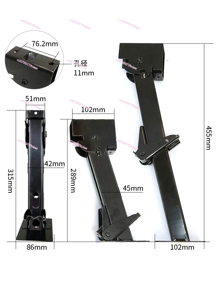 Scissor type small slant RV outriggers Parking support Jack bracket Trailer accessories RV accessories