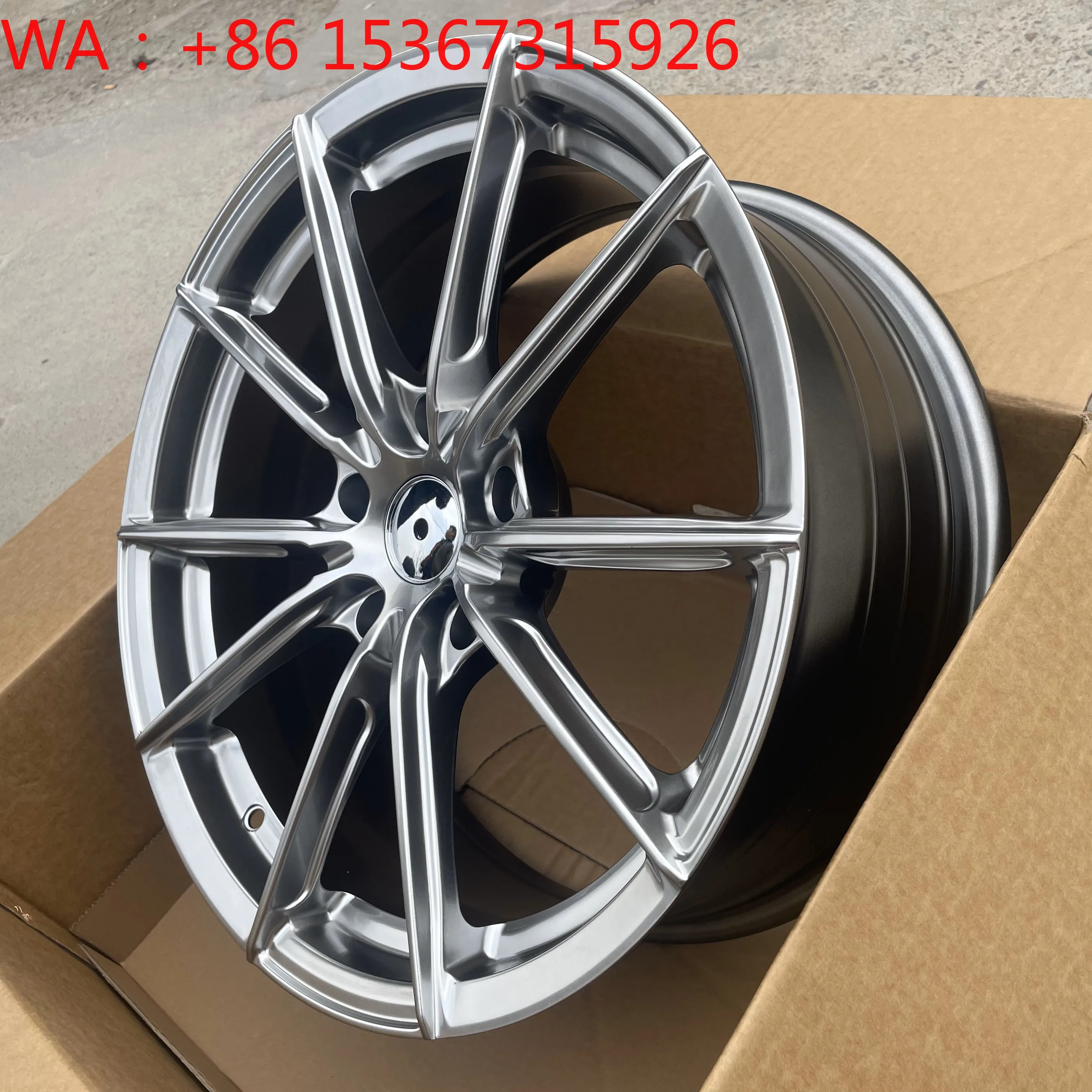 17/18/19 Inch Concave Multi Spoke Flow Form Aluminum Alloy Passenger Car Wheels Universal Aftermarket Replacement Rims