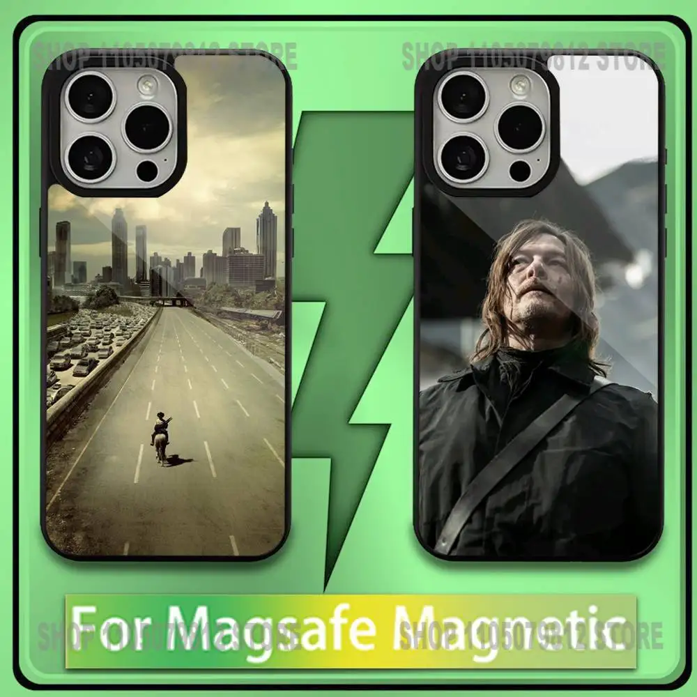 

TWD T-The Walking Dead Phone Case For iPhone17,16,15,14,13,12,11,Plus,Pro,Max,Mini Soft Magesafe Magnetic Wireless Charge