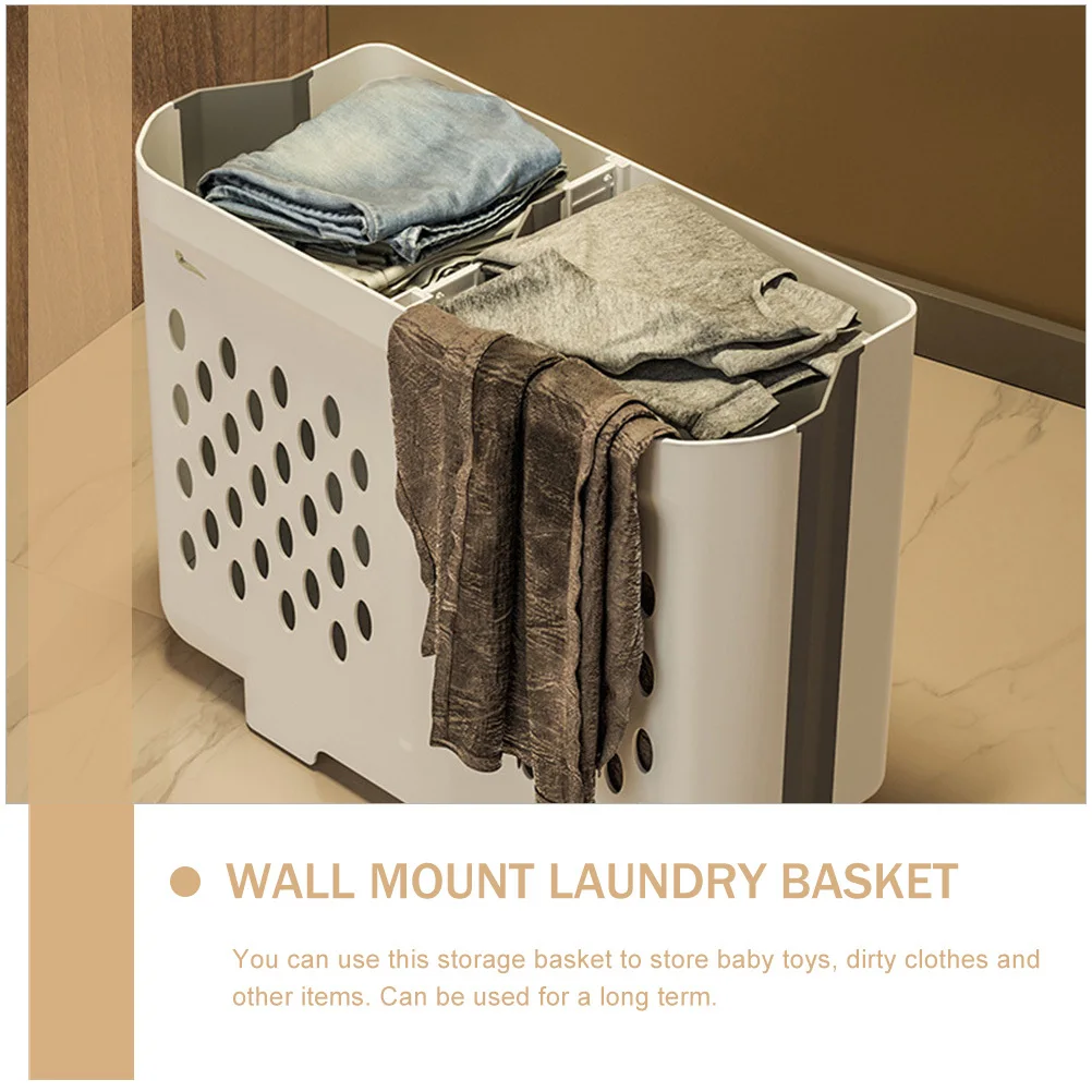 

Laundry Basket Wall Hanging Foldable Storage Basket Large Capacity Clothes Organizer Washroom Hamper Laundry Baskets