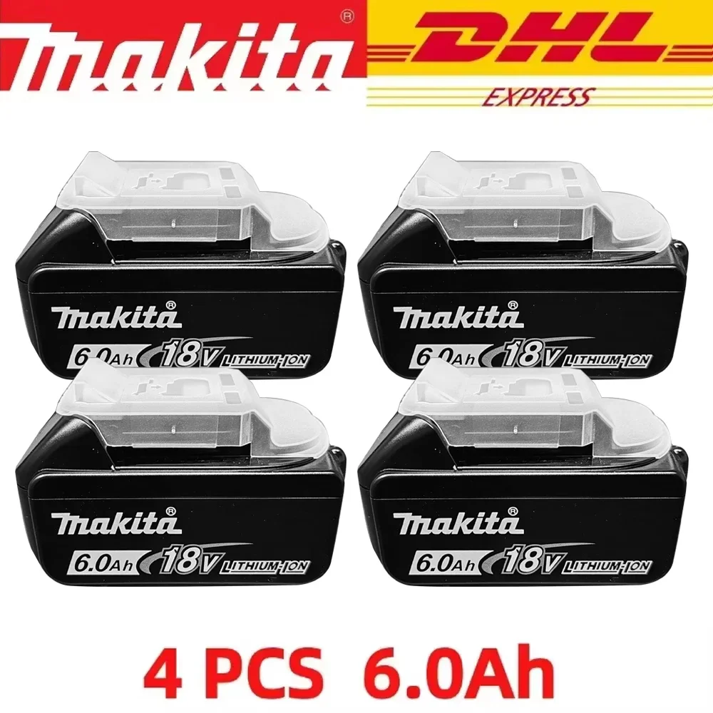 

Genuine Makita 18v Battery With Charger Rechargeable Lithium Ion for BL1850 BL1880 BL1860B LXT400 Power Tool Makita 18 v Battery