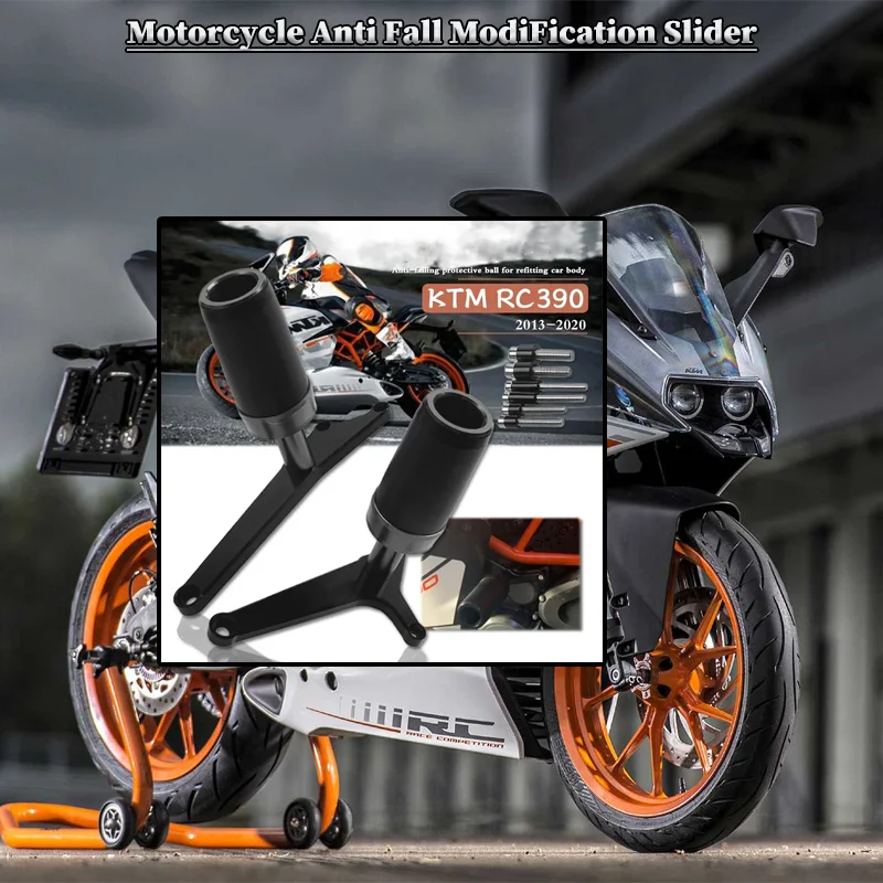 

For KTM RC 390 RC390 2014-2020 2019 2018 2017 2016 Motorcycle Falling Protection Frame Slider Fairing Guard Crash Pad Protector