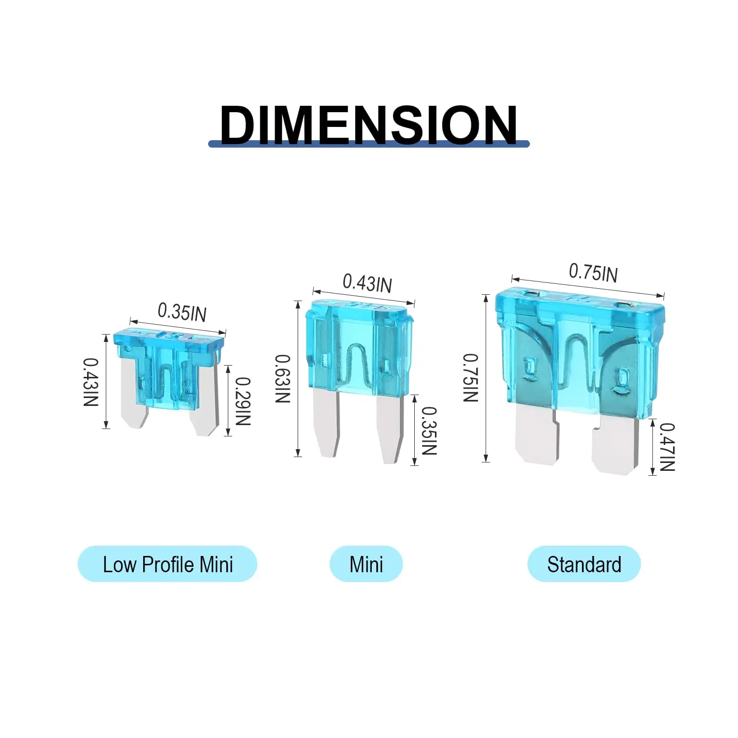 180pcs Car Insurance Fuse Kit Standard Micro Fuses Alloy Construction Easy to Use Puller