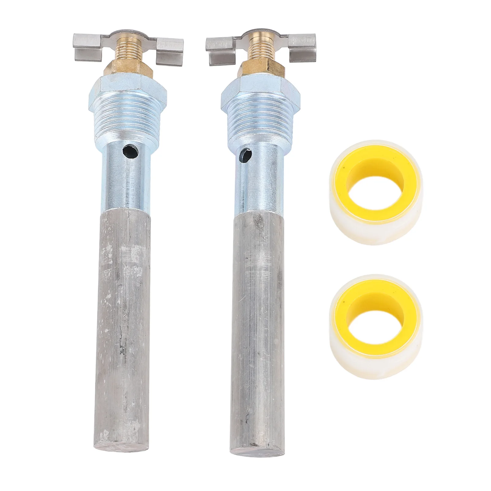 

2 Sets RV Water Heater Aluminum Anode Rod Strong RV Water Heater Anode Rod Wide Application 2 Sets for Atwood Water Heater