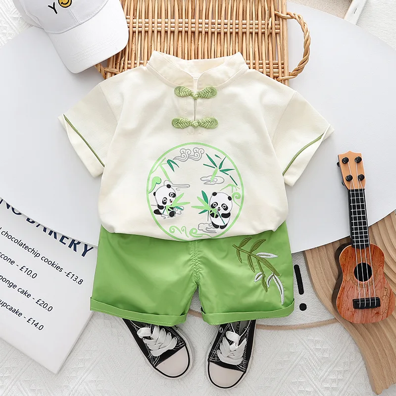 New Summer Baby Girl Clothes Suit Children Boys Casual T-Shirt Shorts 2Pcs/Sets Kids Outfits Toddler Costume Infant Tracksuits