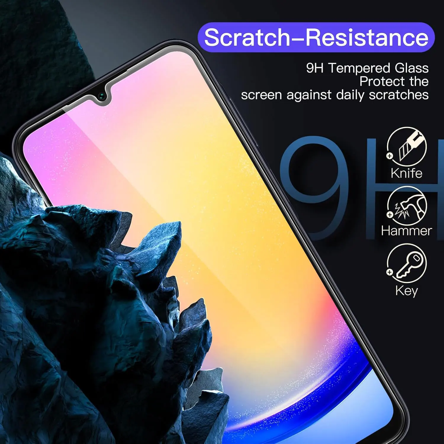 1-4 قطعة الزجاج المقسى لسامسونج غالاكسي A05 A15 A25 A35 A55 شاشة طبقة رقيقة واقية على سامسونج F12 F22 F42 F52 F19 F21 F34 F54 #4