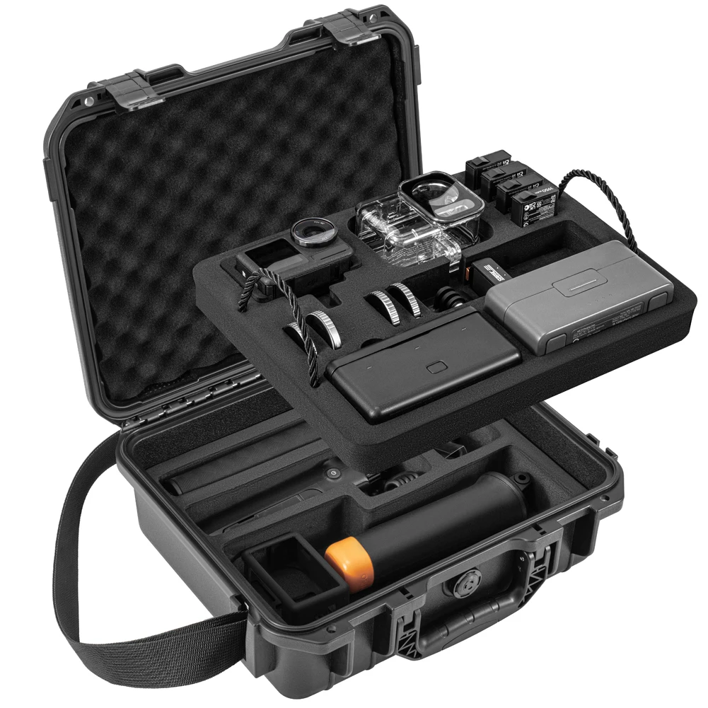 Hard Carrying Case Waterproof Protective Travel Case Shockproof Safety Handbag Suitcase for DJI Action 5 Pro Camera Accessories