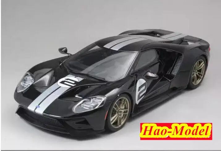 GT Spirit 1/18 For Ford 2017 #2 Alloy Diecast Model Car Ornaments Toys Boys Birthday Gifts Hobby Display Collection Black