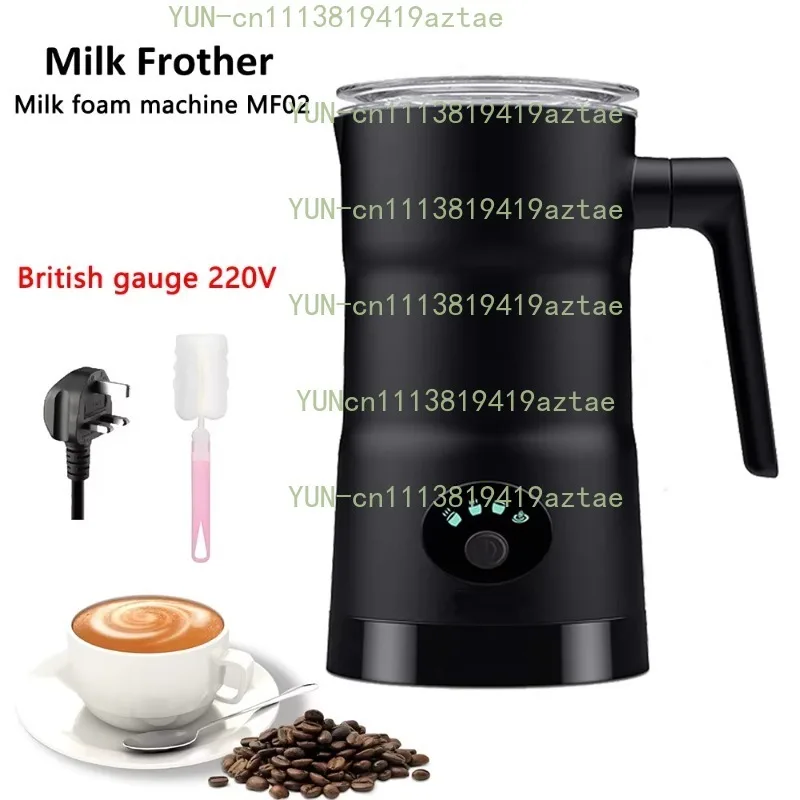 4 in 1 Automatic Electric Milk Frother 400W, Non-stick Stainless Steel Liner Hot Cold Foam Maker for Coffee