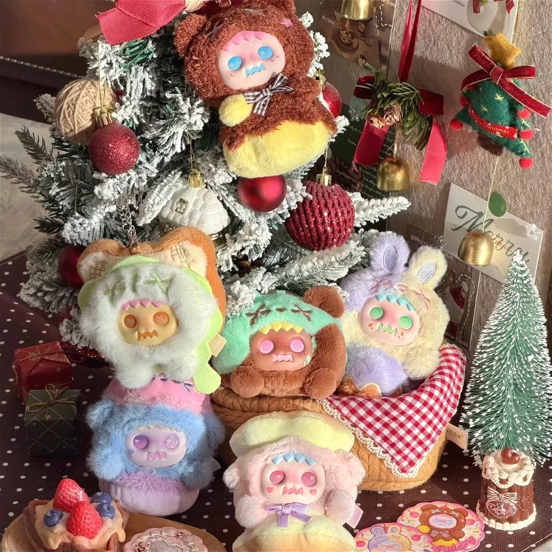 ShinWoo طفل شبح الدب المر الحلو صندوق أعمى لطيف ShinWoo أنيمي الشكل حقيبة قلادة صندوق غامض الفينيل الوجه دمية مفاجأة هدية