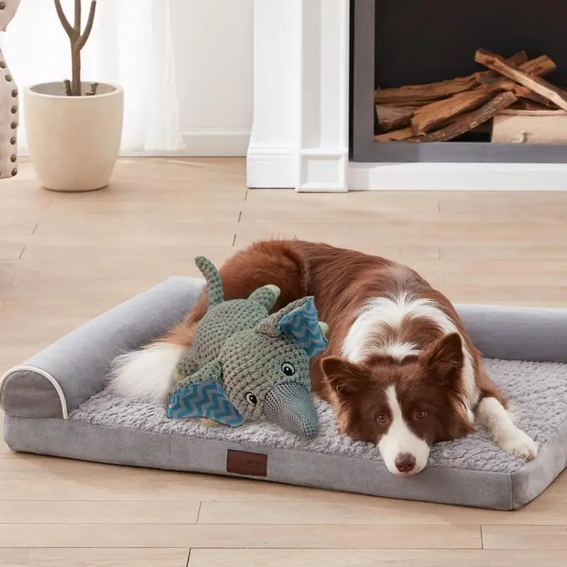 Dog Squeaky Animals Squeaky Plush Dog Sound Toys Tough Chew Plush For Entertainment Interactive Dog Toy For Aggressive Chewers