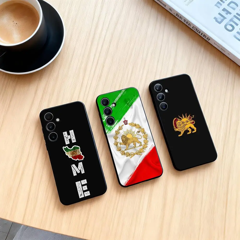Iran Flag Culture  Phone Case Black Silicone Soft For Samsung Galaxy A73,A72,A71,A70,A53,A52,A51