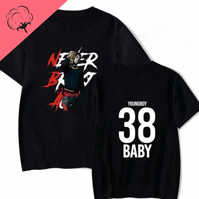 Never Broke Again YoungBoy T Shirt Men Fashion T-shirt  Tshirt Kids Hip Hop Tops Tee Women Tshirt Summer Camiseta Boy Tees