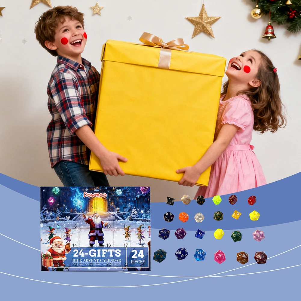 

Рождественские положения Коробка для кубиков с календарем Добавьте волшебку своим рождественским обратным отсчетом. Показ коллекции праздников геймеров