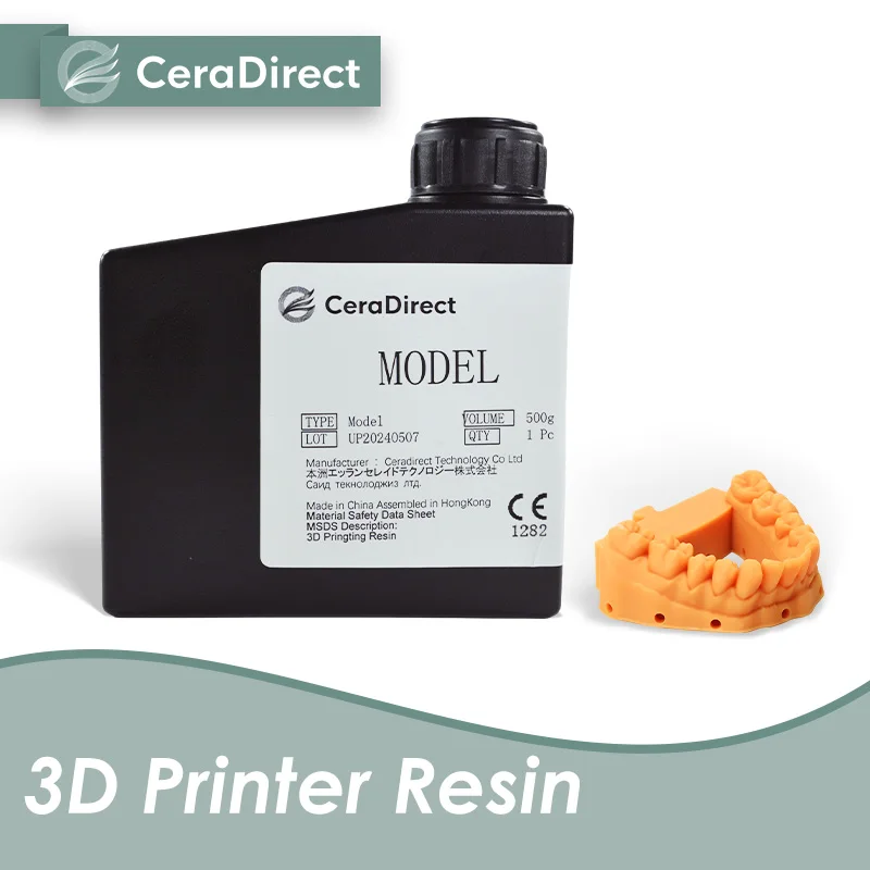 Ceradirect Dental 3D Printer Resin Temporary crown UV Guide Plate Photopolymer Resin LCD 3D Printing 500g