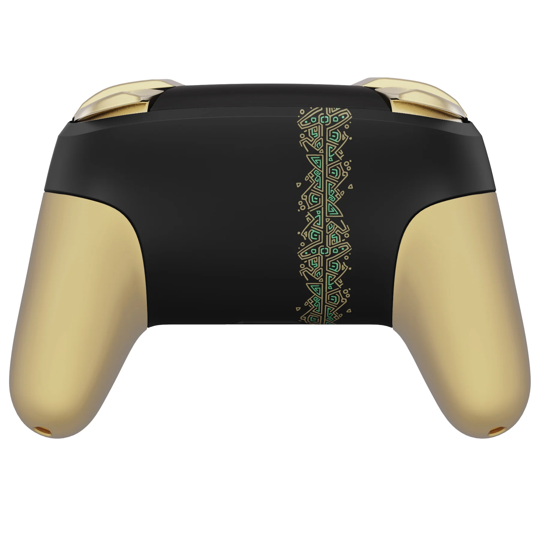 eXtremeRate Octagonal Gated Sticks Design Replacement Grip Shell for NS Switch Pro Controller- Glow in Dark - Totem of Kingdom view 4