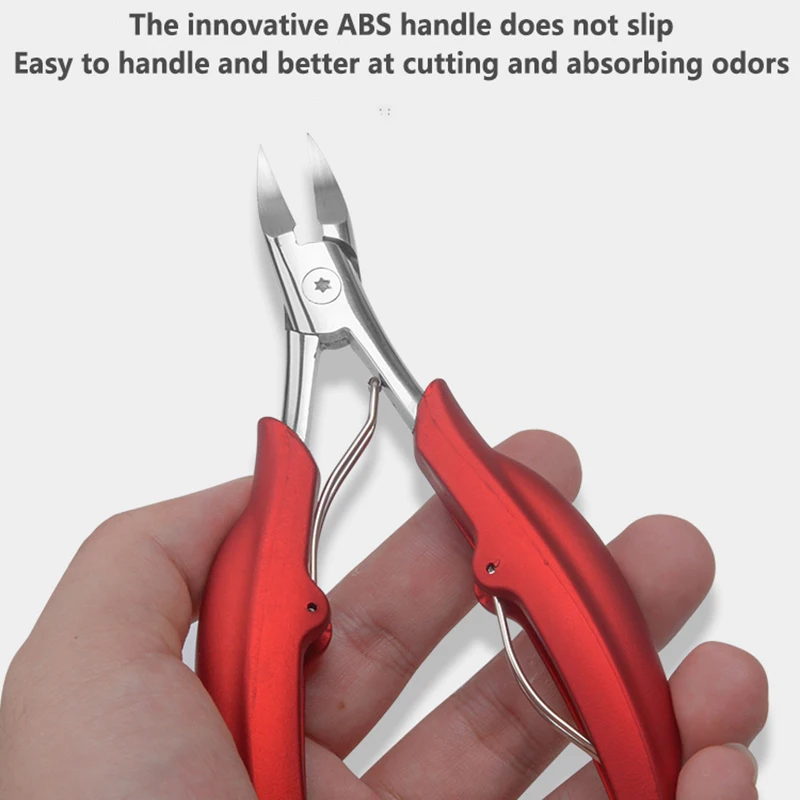 1Pcs Toenail Ingrown Cuticle Nipper Clipper Edge Cutter Scissor Nail Pliers Tool Pedicure Dead Skin Remover Manicure Tools