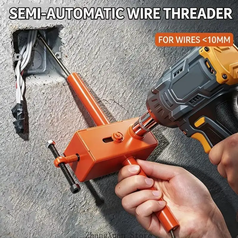 Manuelles Kabelziehgerät mit Gleitführung für Verdrahtungsarbeiten 3XUF – Detail 4
