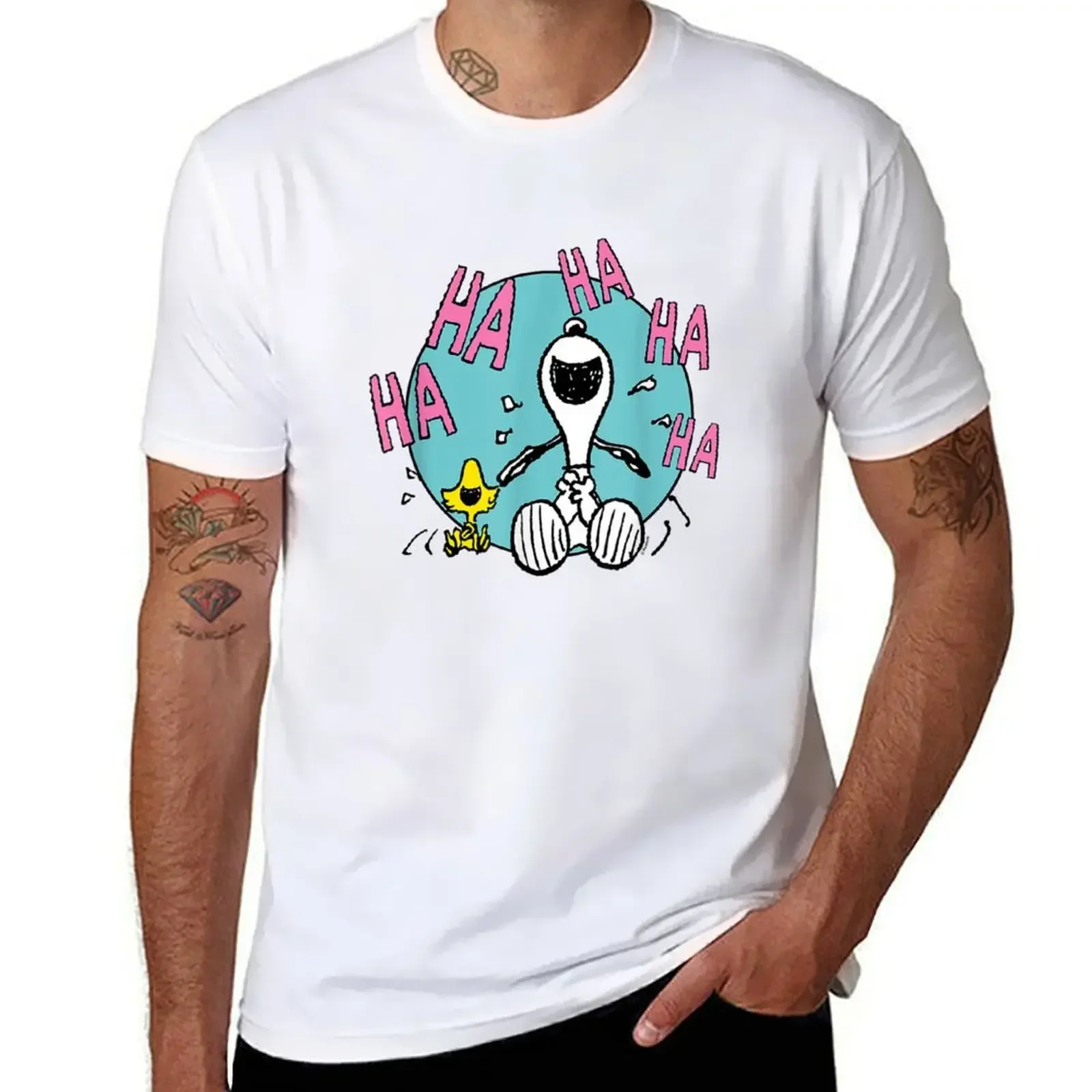 Laughing T-Shirt man clothes graphic t shirts essential t shirt oversized t shirt mens graphic t-shirts anime