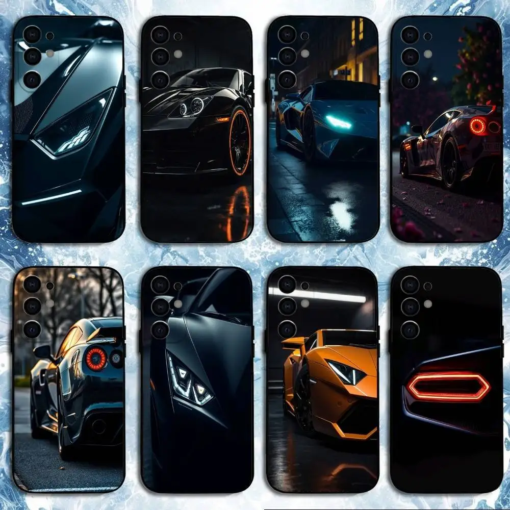 

cool car lights Phone Case For Samsung S25,S24,S23,S22,S21,S20,Plus,Fe,Lite,Others Black Cover