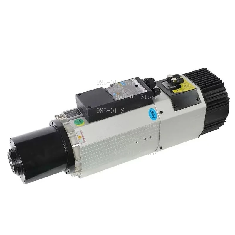 Automatic Tool Changing Spindle, 9KW Air-Cooled Four Pole Motor, Pneumatic ISO30 Spindle for CNC Cutting Machinery