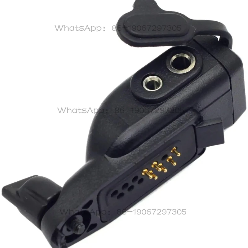 

Earpiece Audio Adapter To Headset Speaker Mic for Motorola GP344 GP388 GP328Plus GP688 EX500 EX560 2 Pin