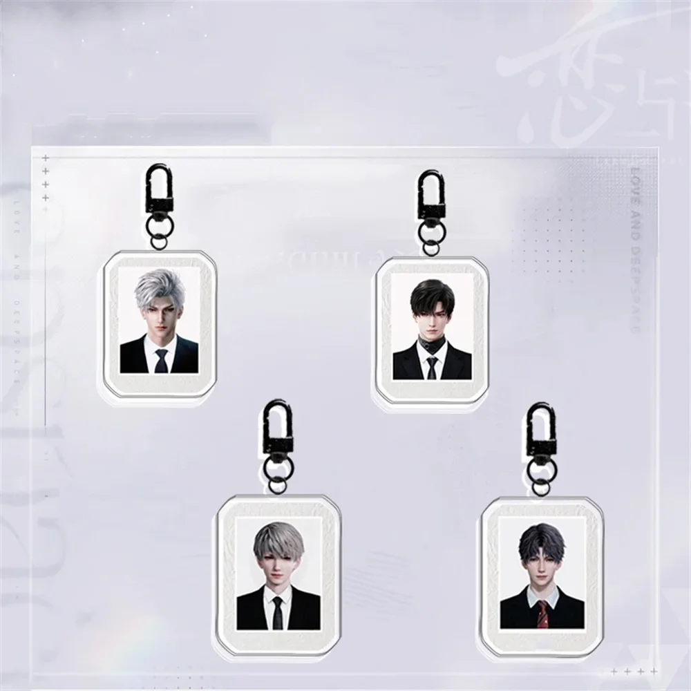 Anime Love and Deep Space Acrylic Keychain Sylus Qinche Rafayel Qiyu Xavier Shenxinghui Zayne Lishen Fans Gifts