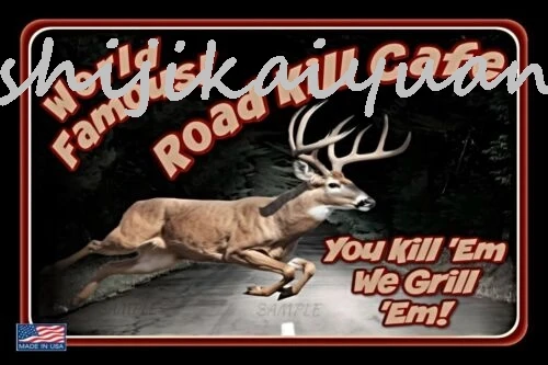 세계 최고의 간판 8X12 금속 간판 남자 동굴 바 사냥 캐빈 로드 킬 카페 1팩