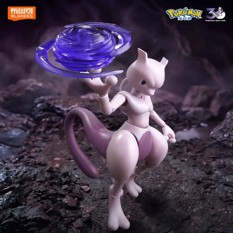 Blokees Original Pokemon Pikachu Eevee Mewtwo Charizard Greninja Meowscarada Ceruledge Cartoon Characters Building Block Toy