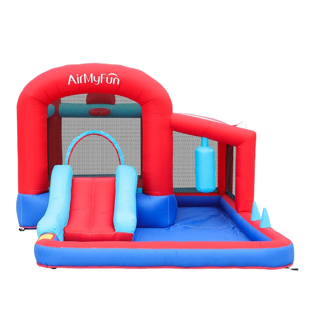 

Wholesale Quality Domestic Mini Bounce House Combo Slide Jumping Castle Inflatable Soft Bouncing House Castle for Kid